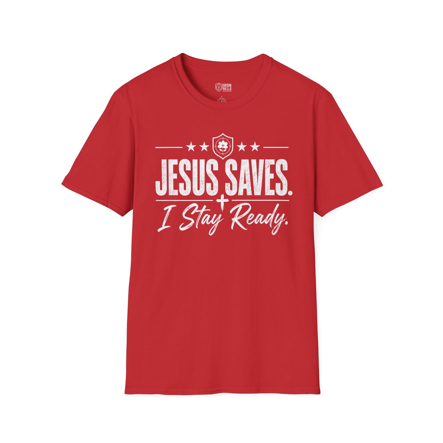 Jesus Saves I Stay Ready Tee