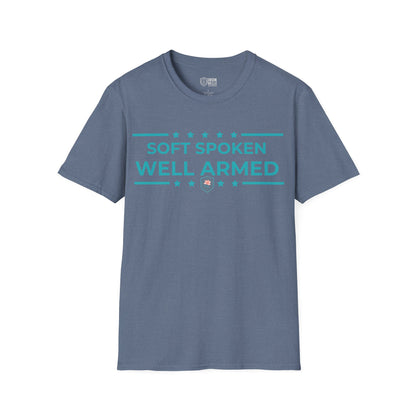 Soft Spoken Well Armed Unisex Softstyle T-Shirt