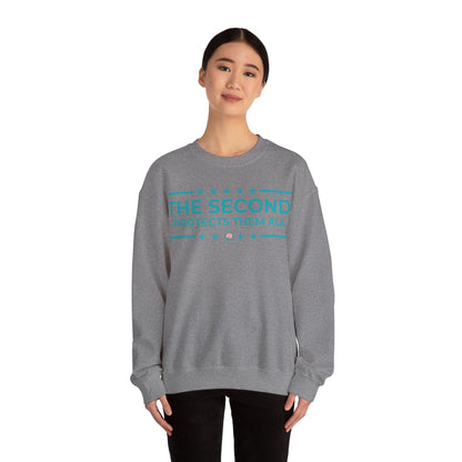 The Second: Protects Them All Iron Belle Defense Unisex Crewneck Sweatshirt