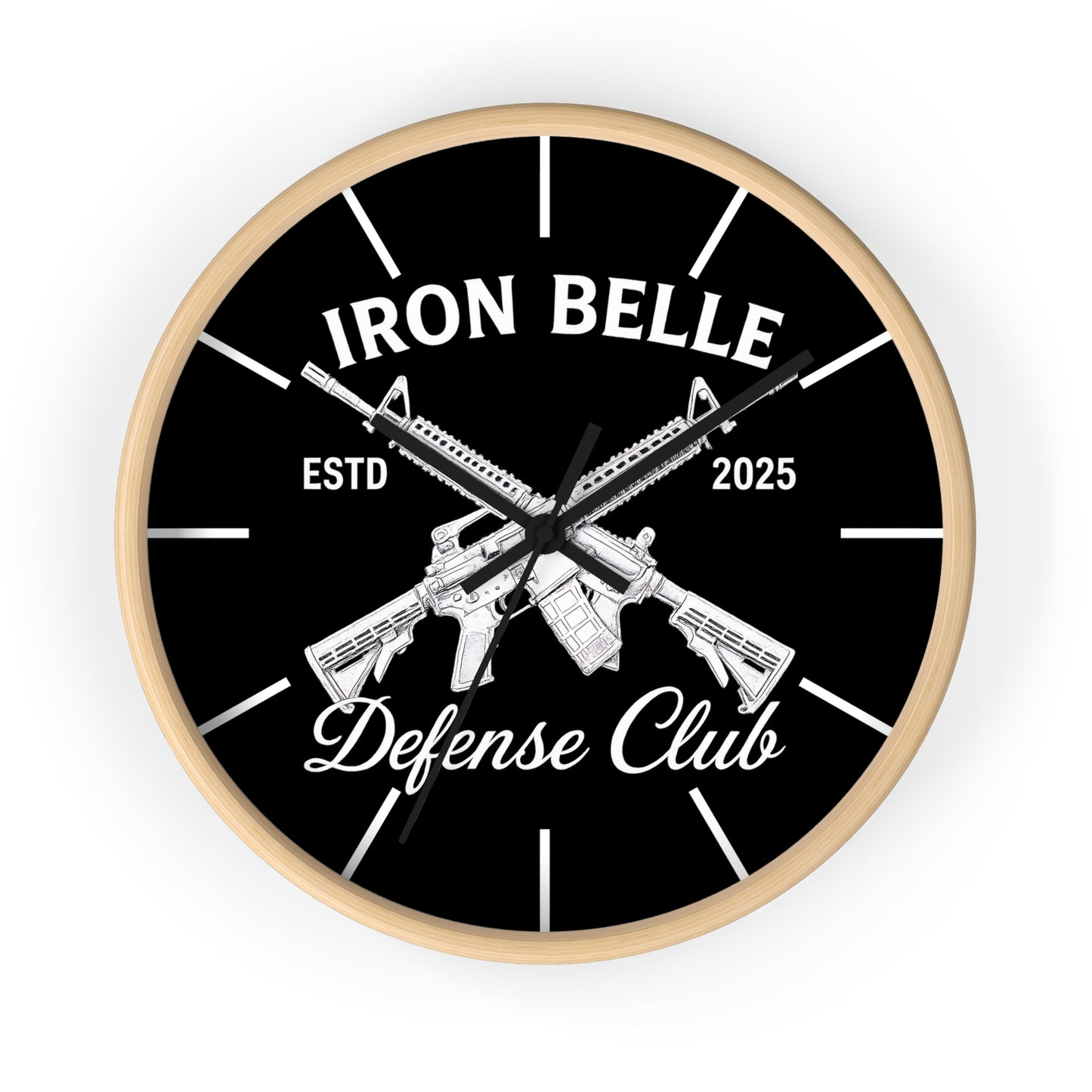 Iron Belle Defense Club Wall Clock