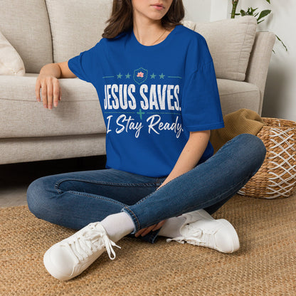 Jesus Saves I Stay Ready Tee