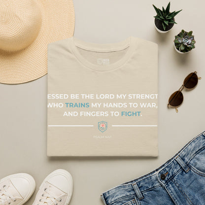 Blessed Be the Lord My Rock Iron Belle Defense Tee
