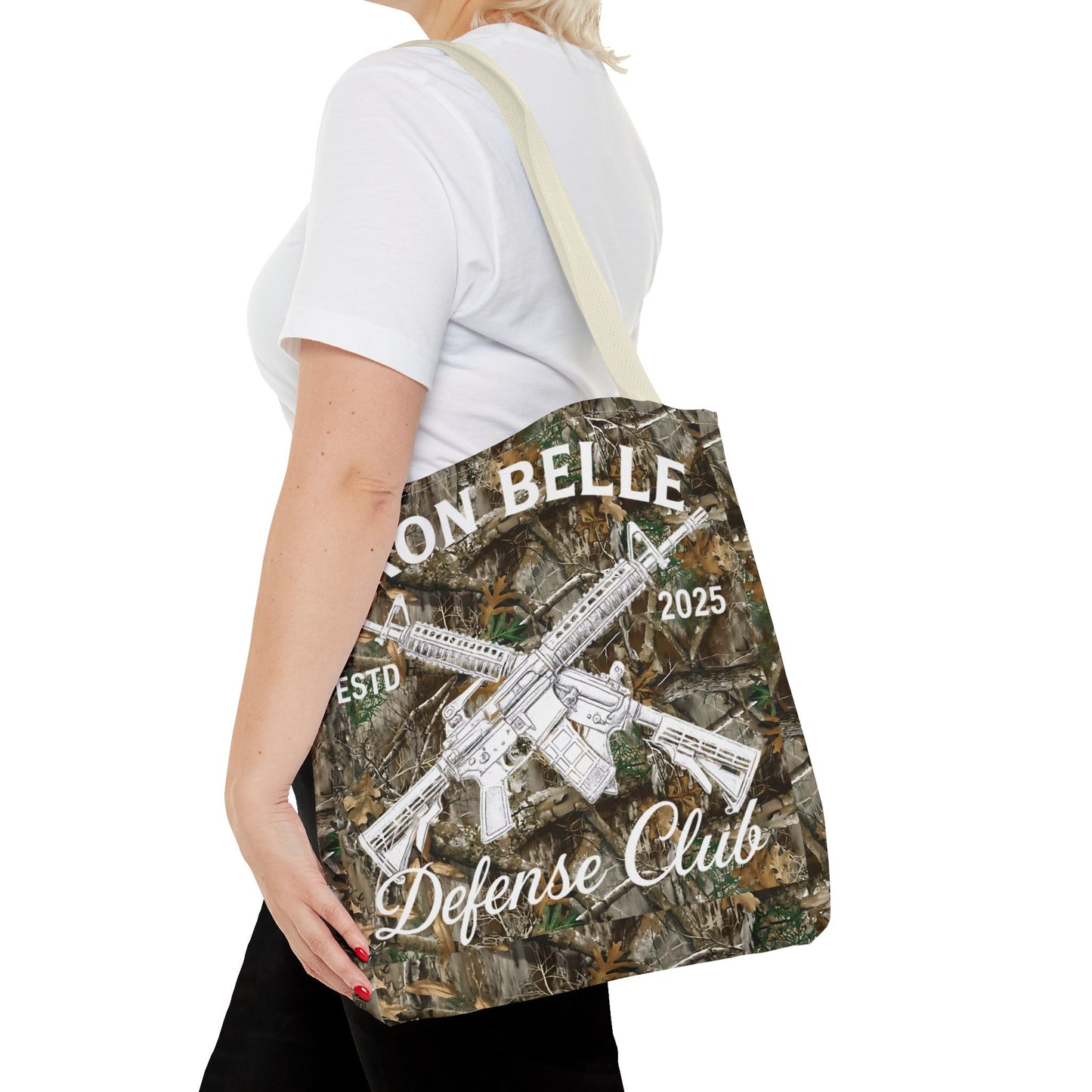 Forest Camo All-Over Print Tote Bag
