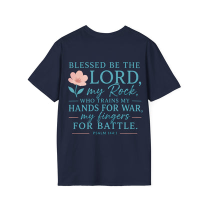 Blessed Be the Lord My Rock Iron Belle Defense Tee