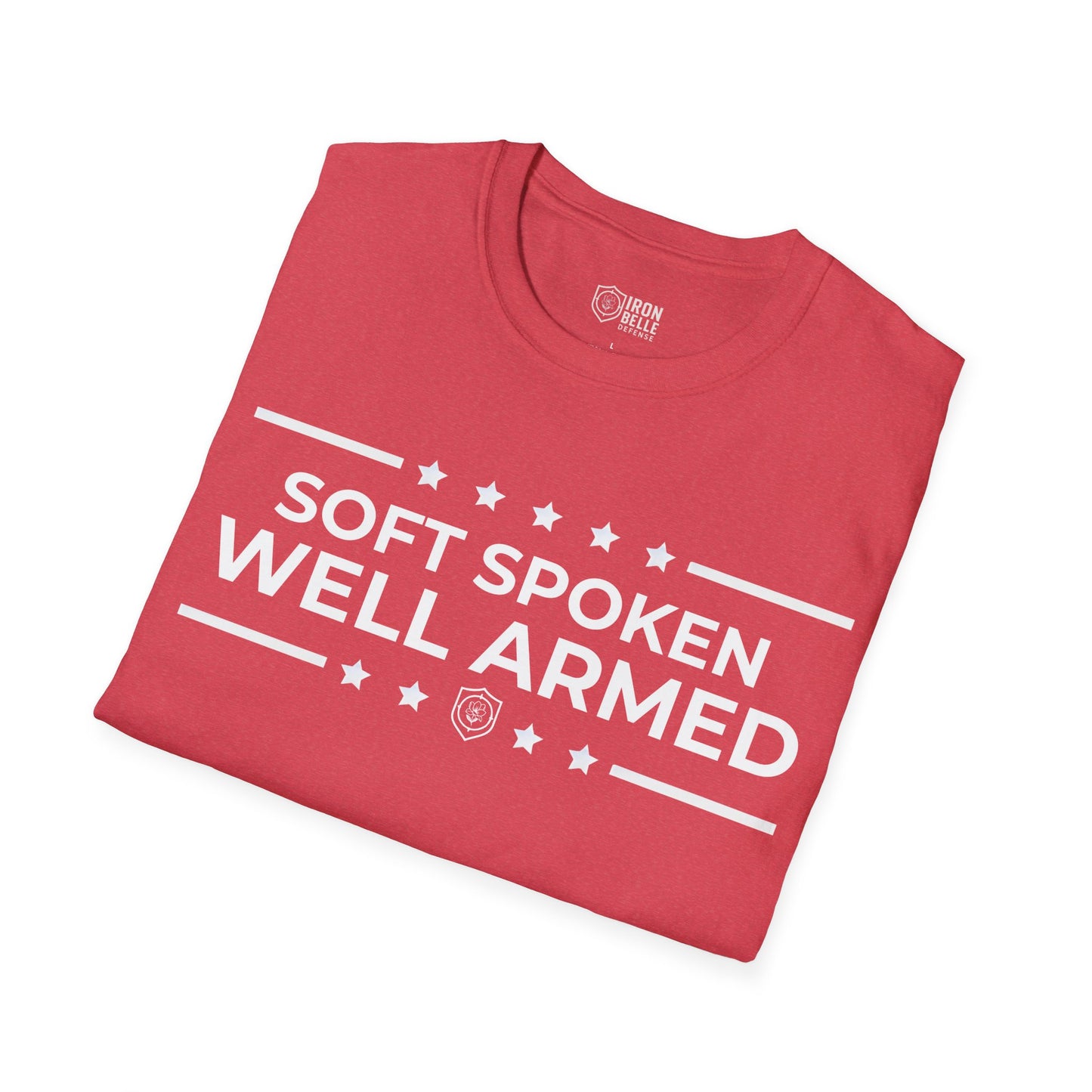 Soft Spoken Well Armed Unisex Softstyle T-Shirt