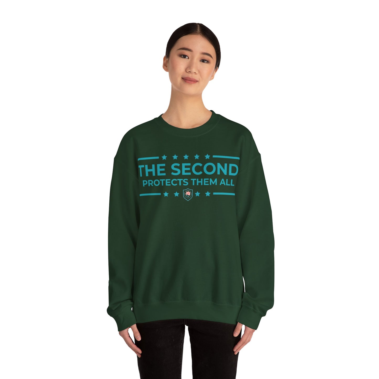 The Second: Protects Them All Iron Belle Defense Unisex Crewneck Sweatshirt