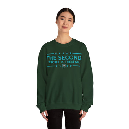 The Second: Protects Them All Iron Belle Defense Unisex Crewneck Sweatshirt