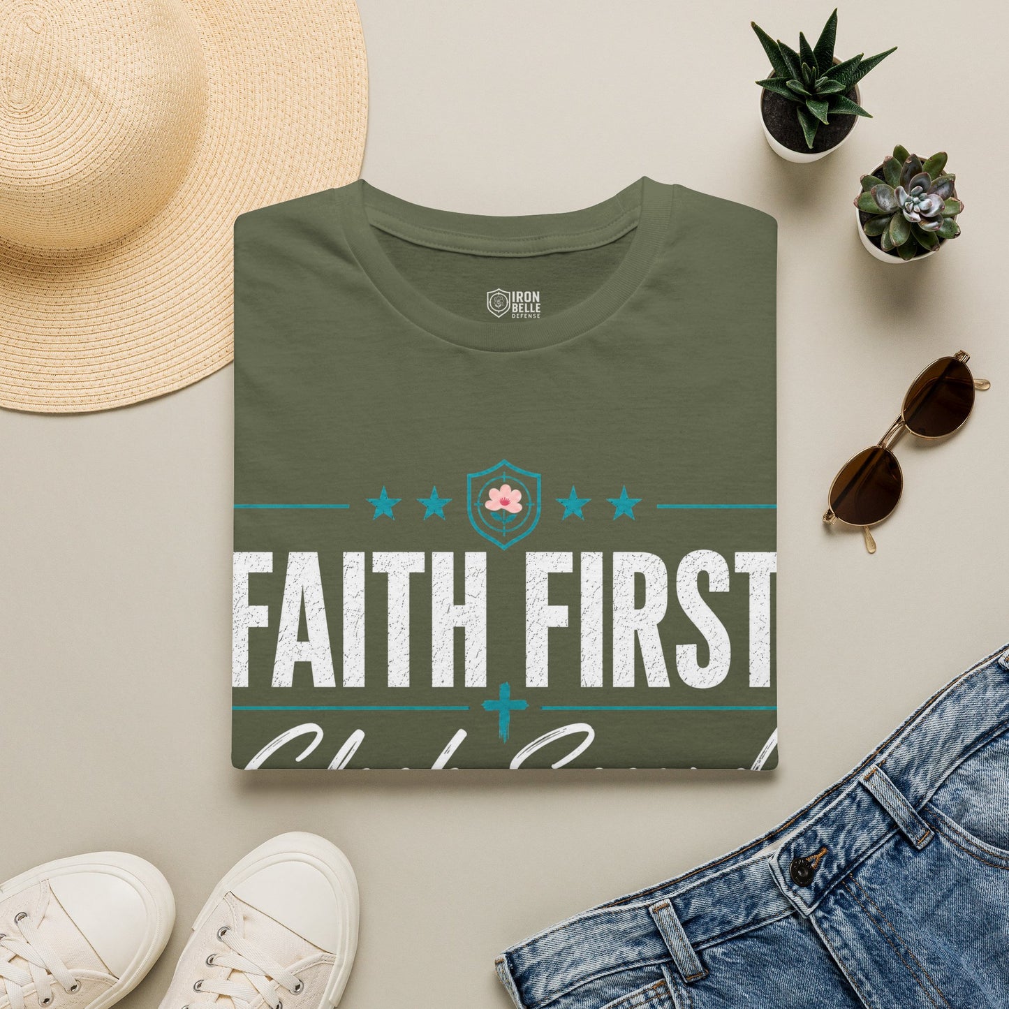 Faith First Glock Second Tee