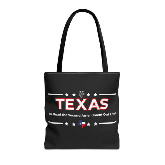 Texas:We Read the 2nd Amendment Out Loud Tote Bag