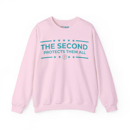 The Second: Protects Them All Iron Belle Defense Unisex Crewneck Sweatshirt