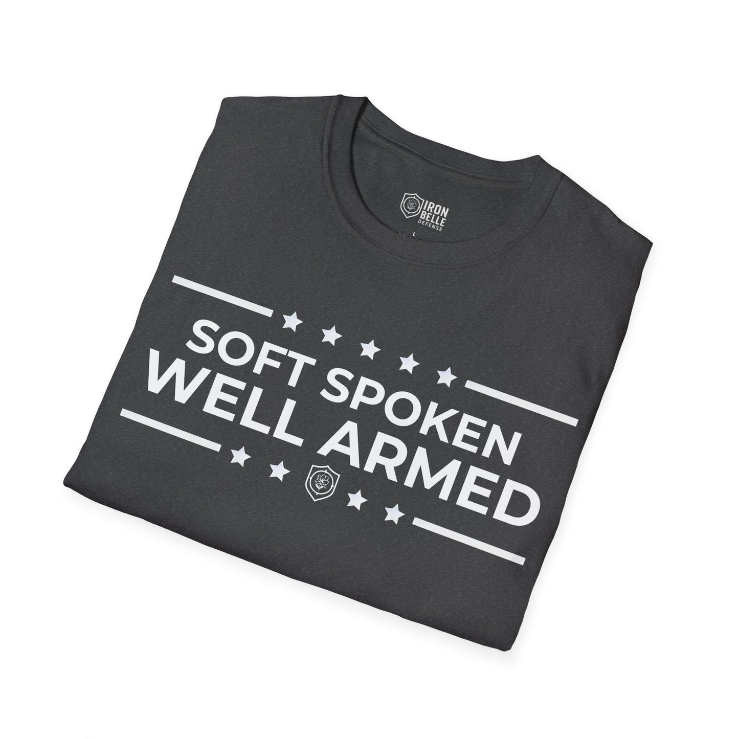 Soft Spoken Well Armed Unisex Softstyle T-Shirt
