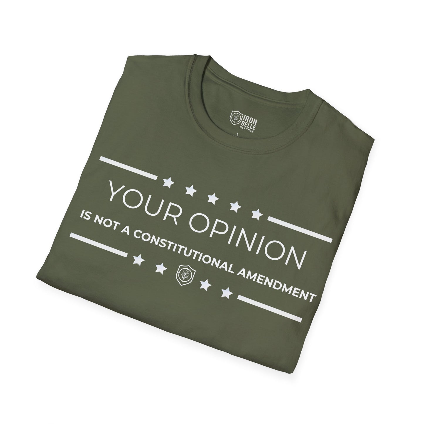 Your Opinion is Not a Constitutional Amendment Unisex Softstyle T-Shirt