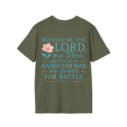 Blessed Be the Lord My Rock Iron Belle Defense Tee