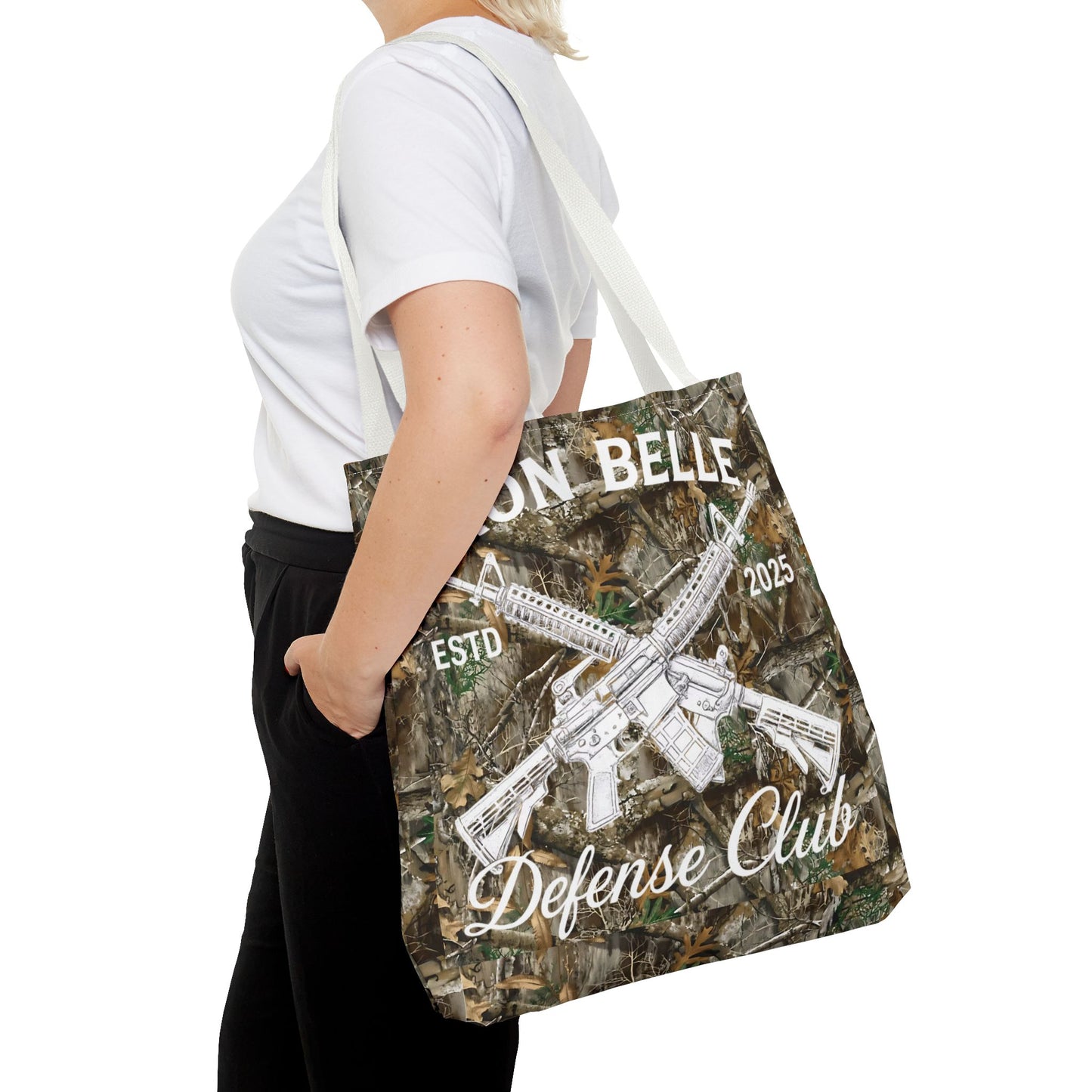 Forest Camo All-Over Print Tote Bag