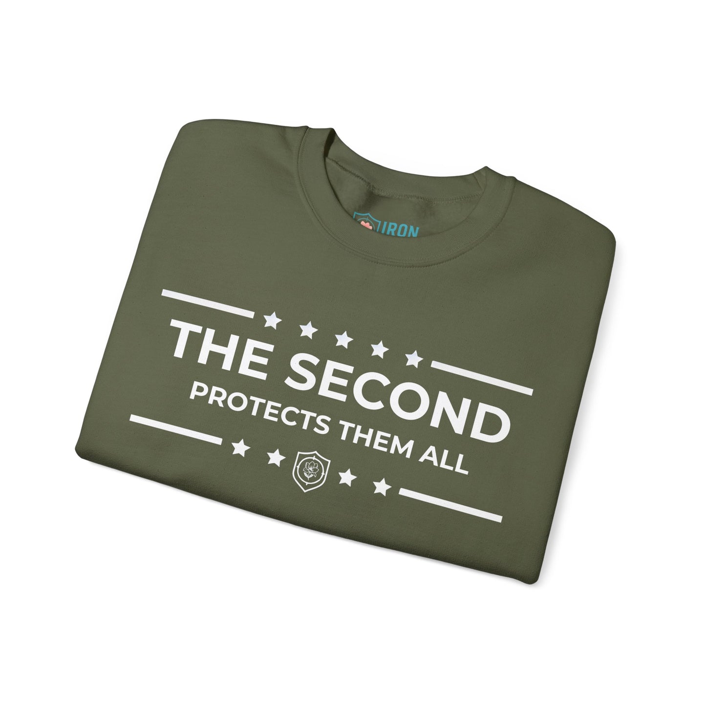 The Second: Protects Them All Iron Belle Defense Unisex Crewneck Sweatshirt