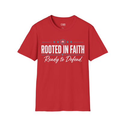Rooted in Faith Iron Belle Defense Tee