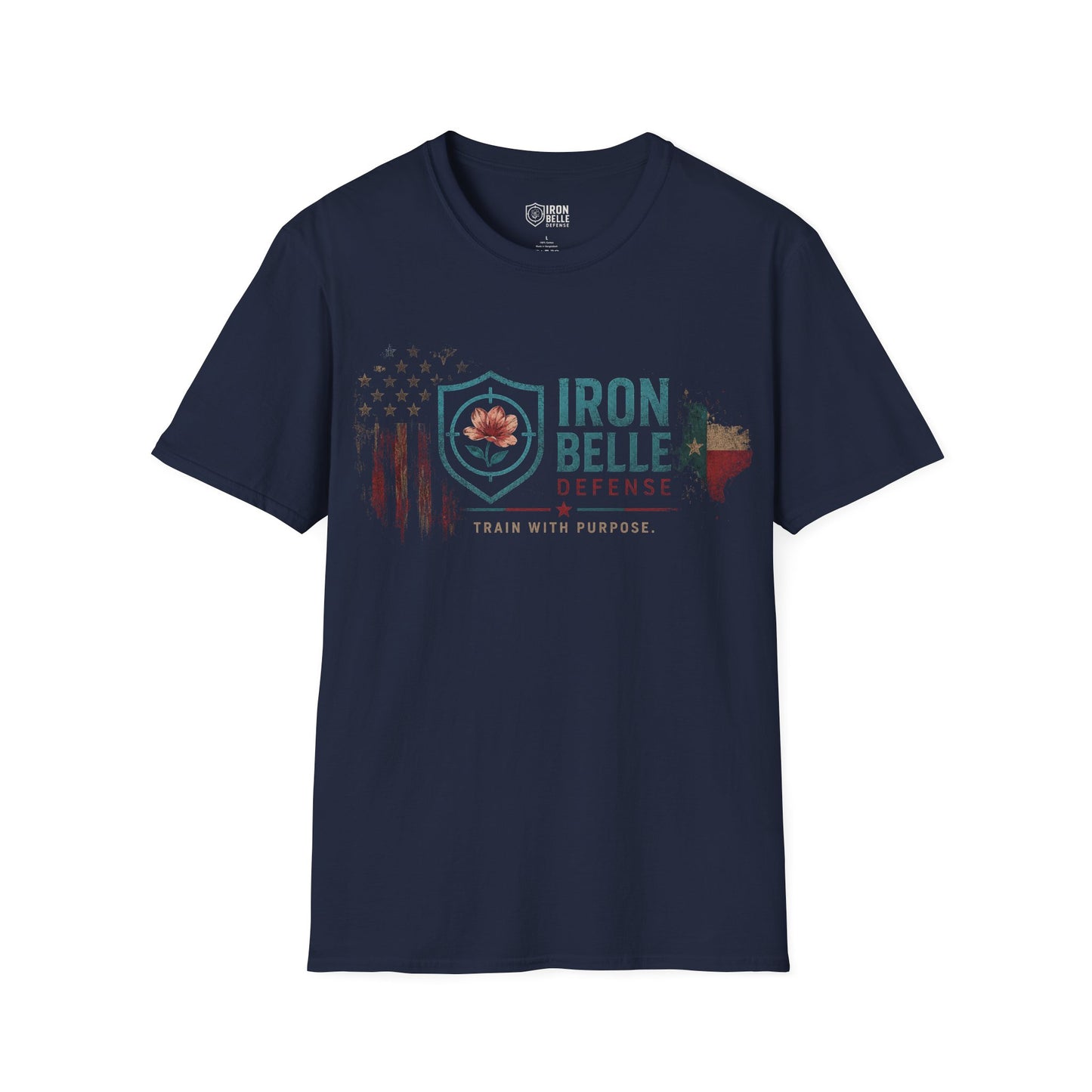 Iron Belle Defense "Train With Purpose" Unisex Softstyle T-Shirt