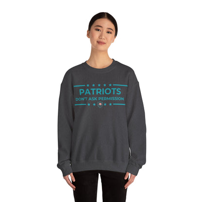 Patriots Don’t Ask Permission Iron Belle Defense Unisex Crewneck Sweatshirt