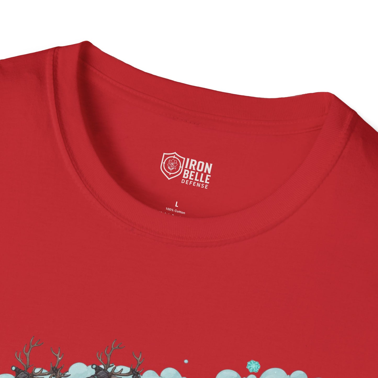 Santa & Reindeer Christmas Graphic Tee