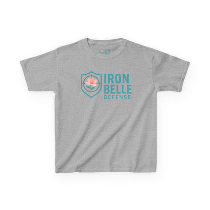 Youth Turquoise Iron Belle Defense Tee