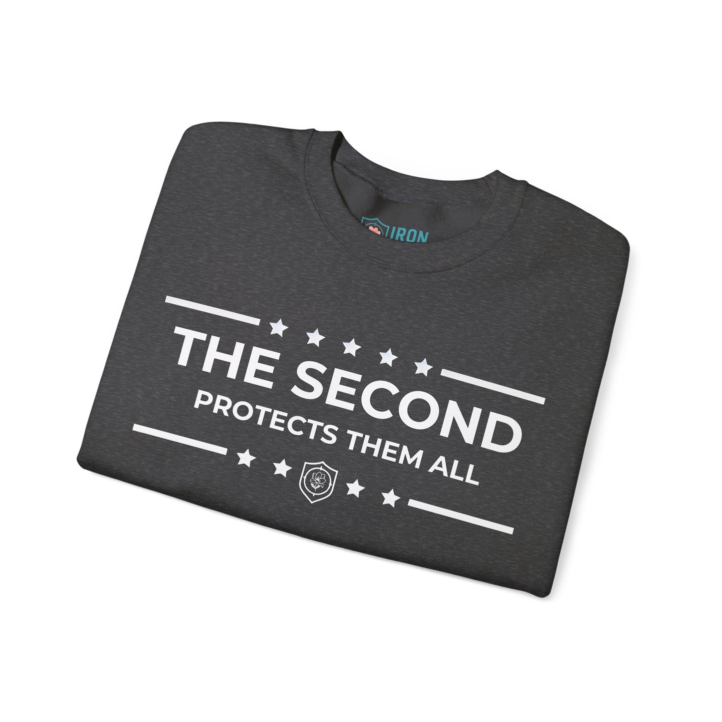 The Second: Protects Them All Iron Belle Defense Unisex Crewneck Sweatshirt
