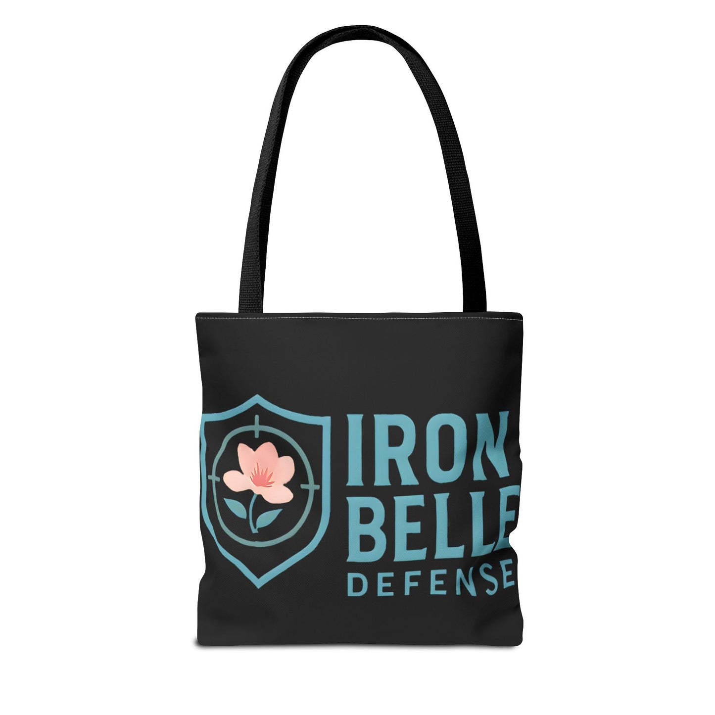 Turquoise Iron Belle Defense Tote Bag