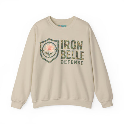 Camo Iron Belle Defense Unisex Crewneck Sweatshirt