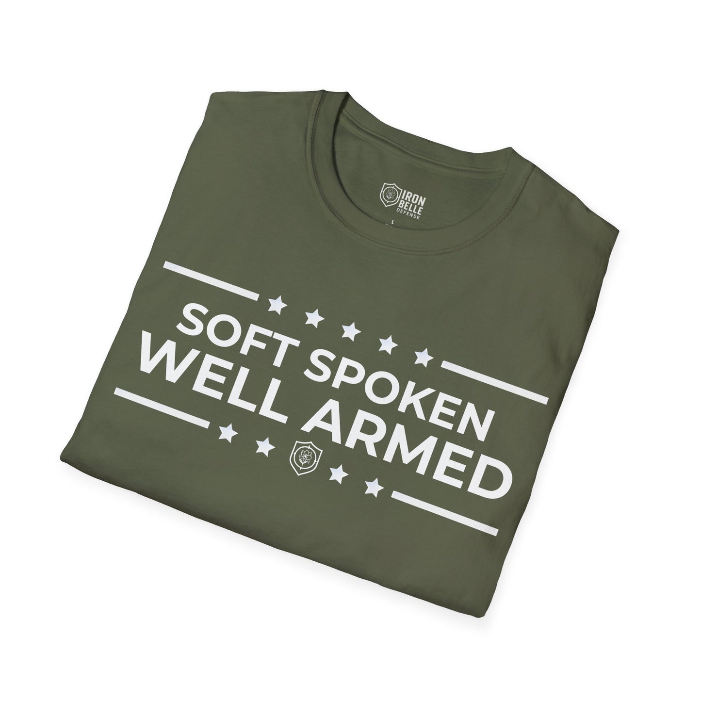Soft Spoken Well Armed Unisex Softstyle T-Shirt