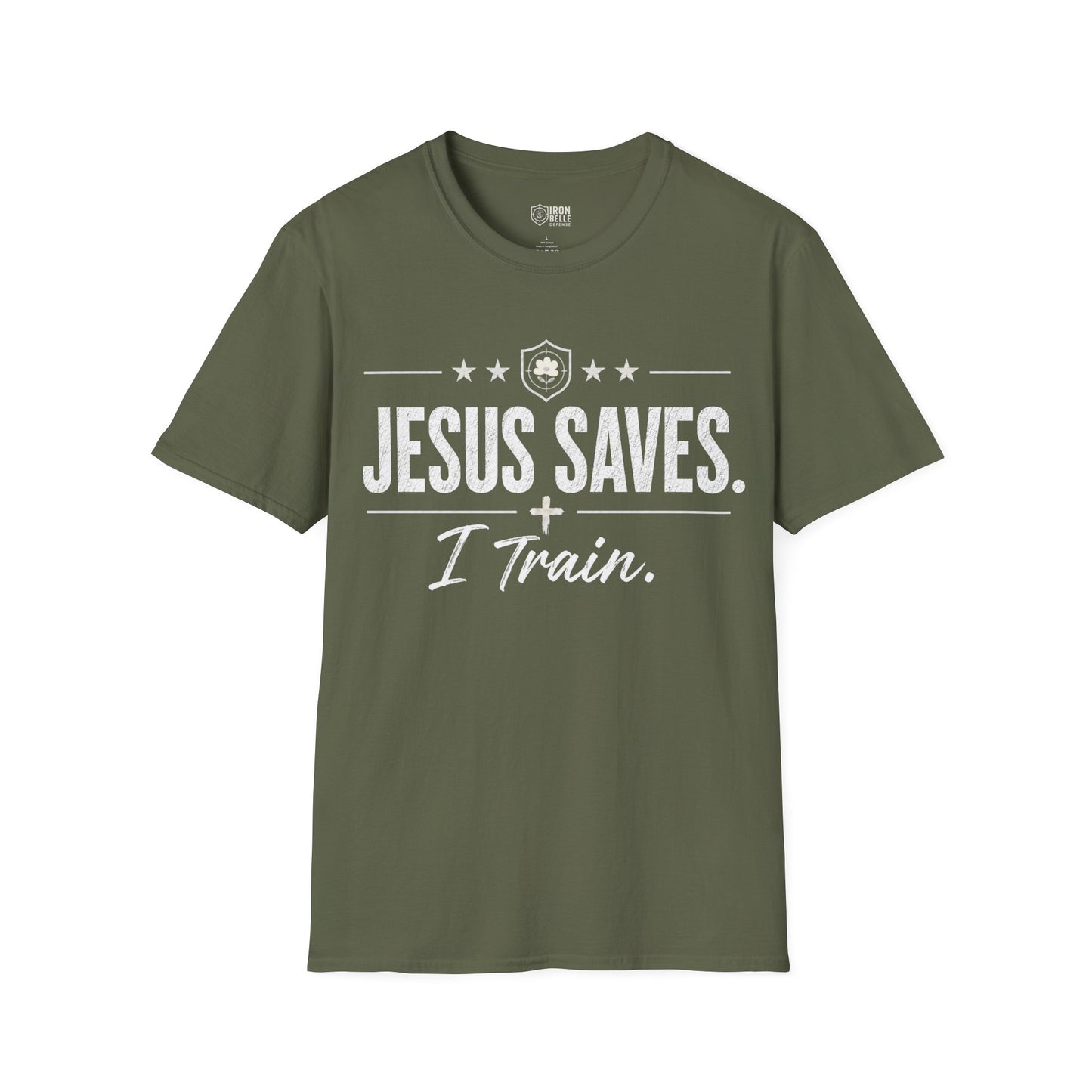 Jesus Saves I Train Tee