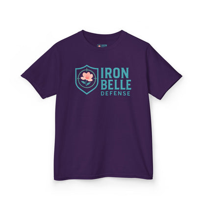 Youth Turquoise Iron Belle Defense Tee