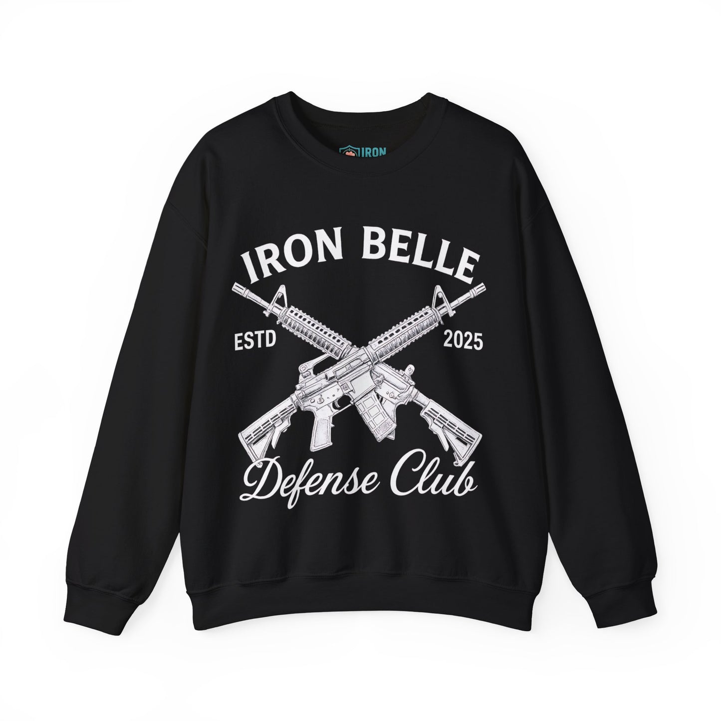 Iron Belle Defense White Crest Unisex Crewneck Sweatshirt