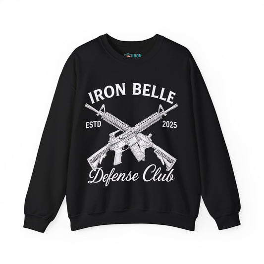 Iron Belle Defense White Crest Unisex Crewneck Sweatshirt