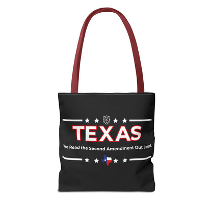 Texas:We Read the 2nd Amendment Out Loud Tote Bag