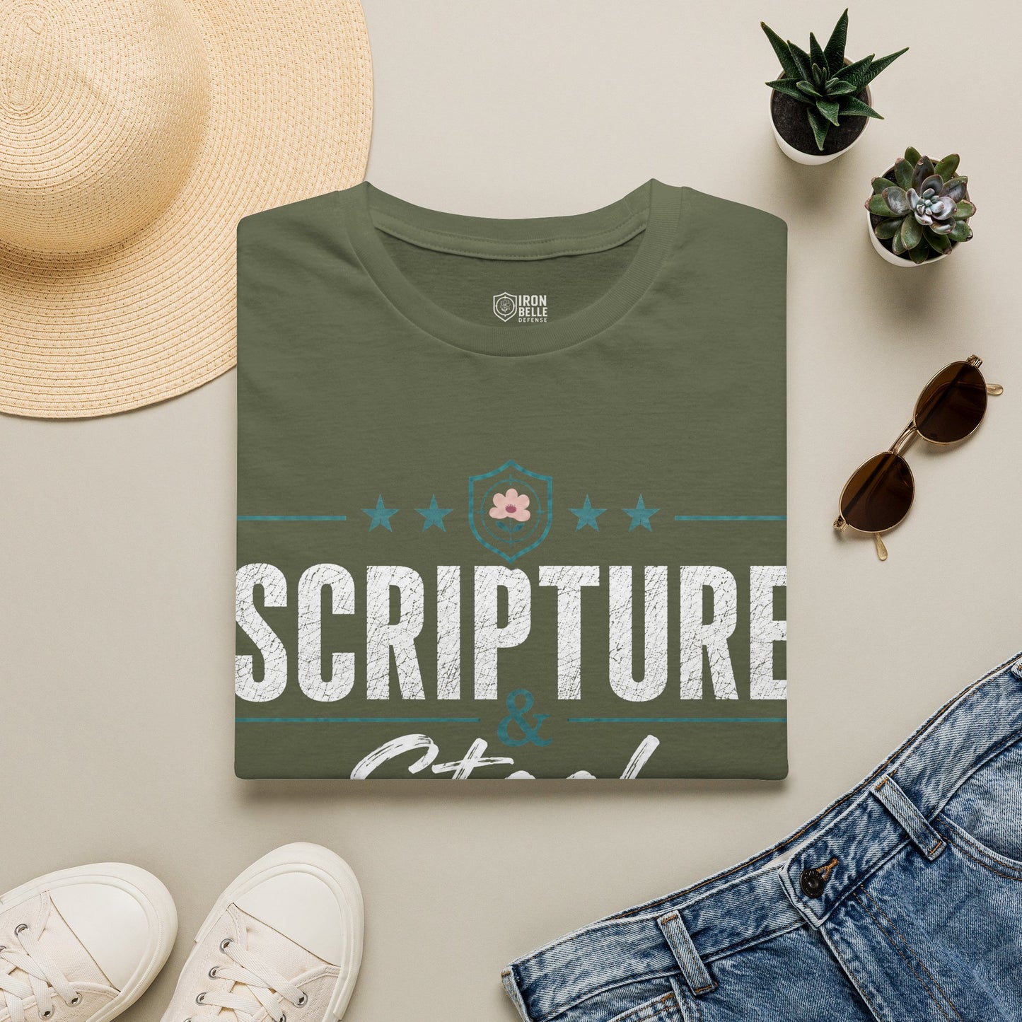 Scripture & Steel Tee
