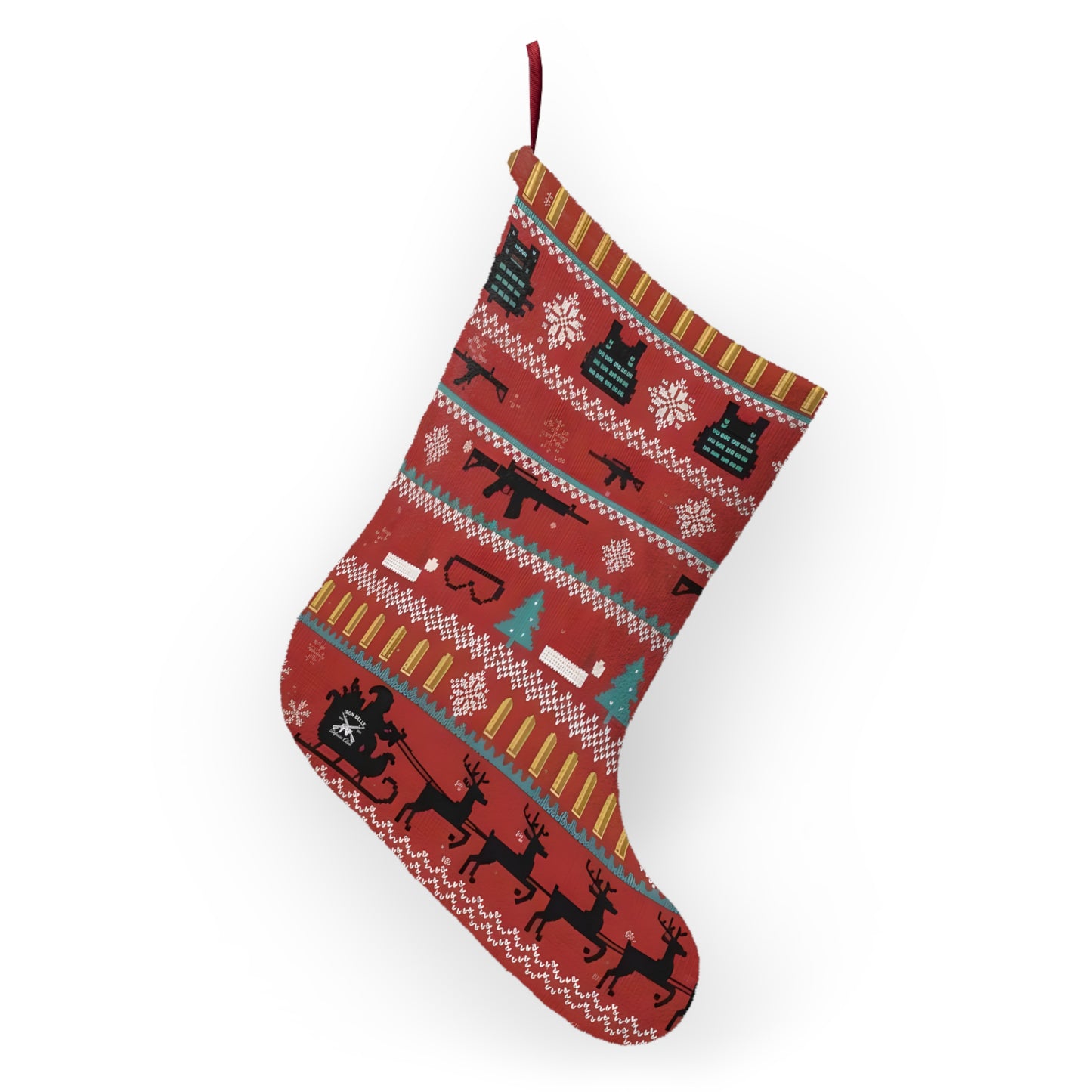 Tactical Ugly Sweater Christmas Stocking