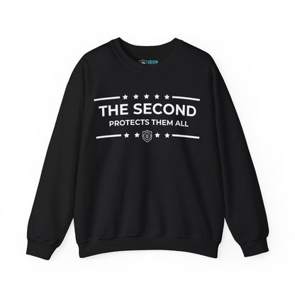 The Second: Protects Them All Iron Belle Defense Unisex Crewneck Sweatshirt