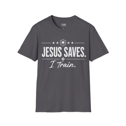 Jesus Saves I Train Tee