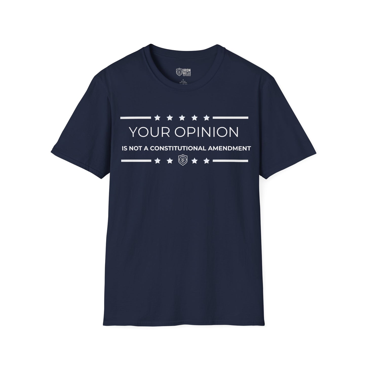 Your Opinion is Not a Constitutional Amendment Unisex Softstyle T-Shirt