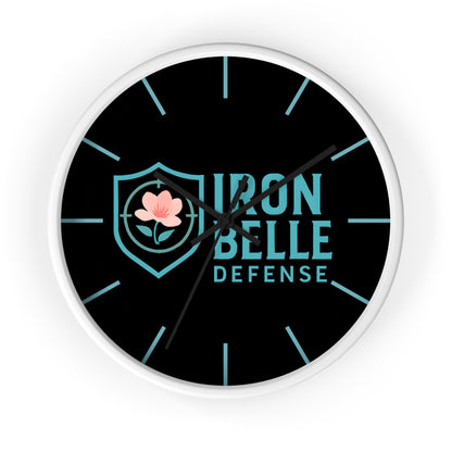 Iron Belle Defense Wall Clock Teal