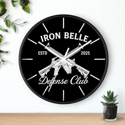 Iron Belle Defense Club Wall Clock