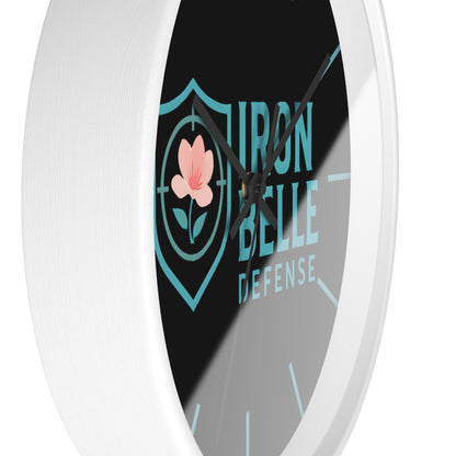 Iron Belle Defense Wall Clock Teal