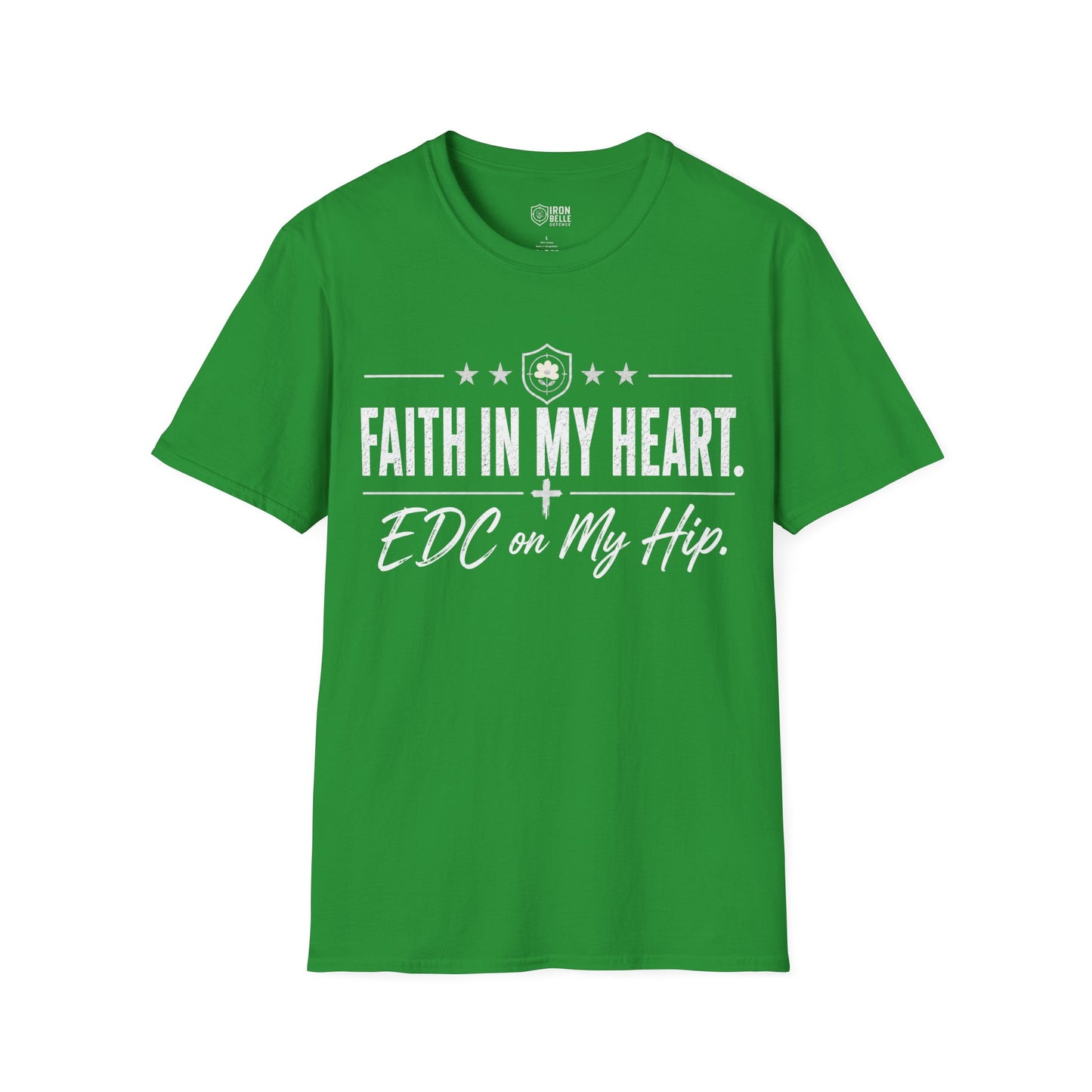 Faith in My Heart EDC on My Hip Tee