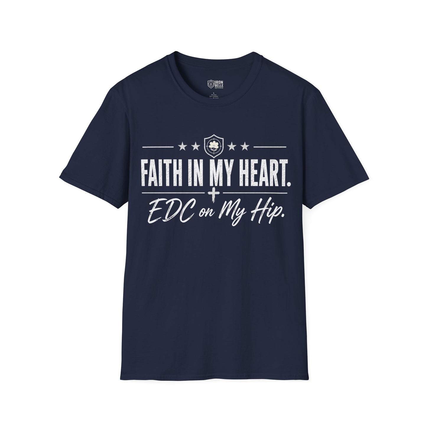 Faith in My Heart EDC on My Hip Tee