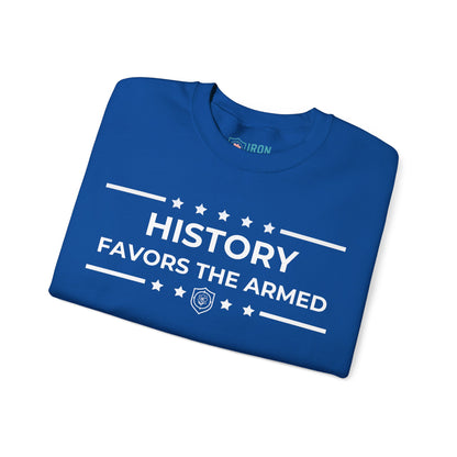 History Favors the Armed Iron Belle Defense Unisex Crewneck Sweatshirt