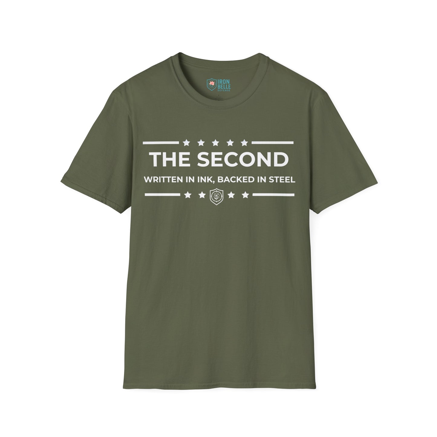 The Second: Written in Ink, Backed in Steel Iron Belle Defense Tee