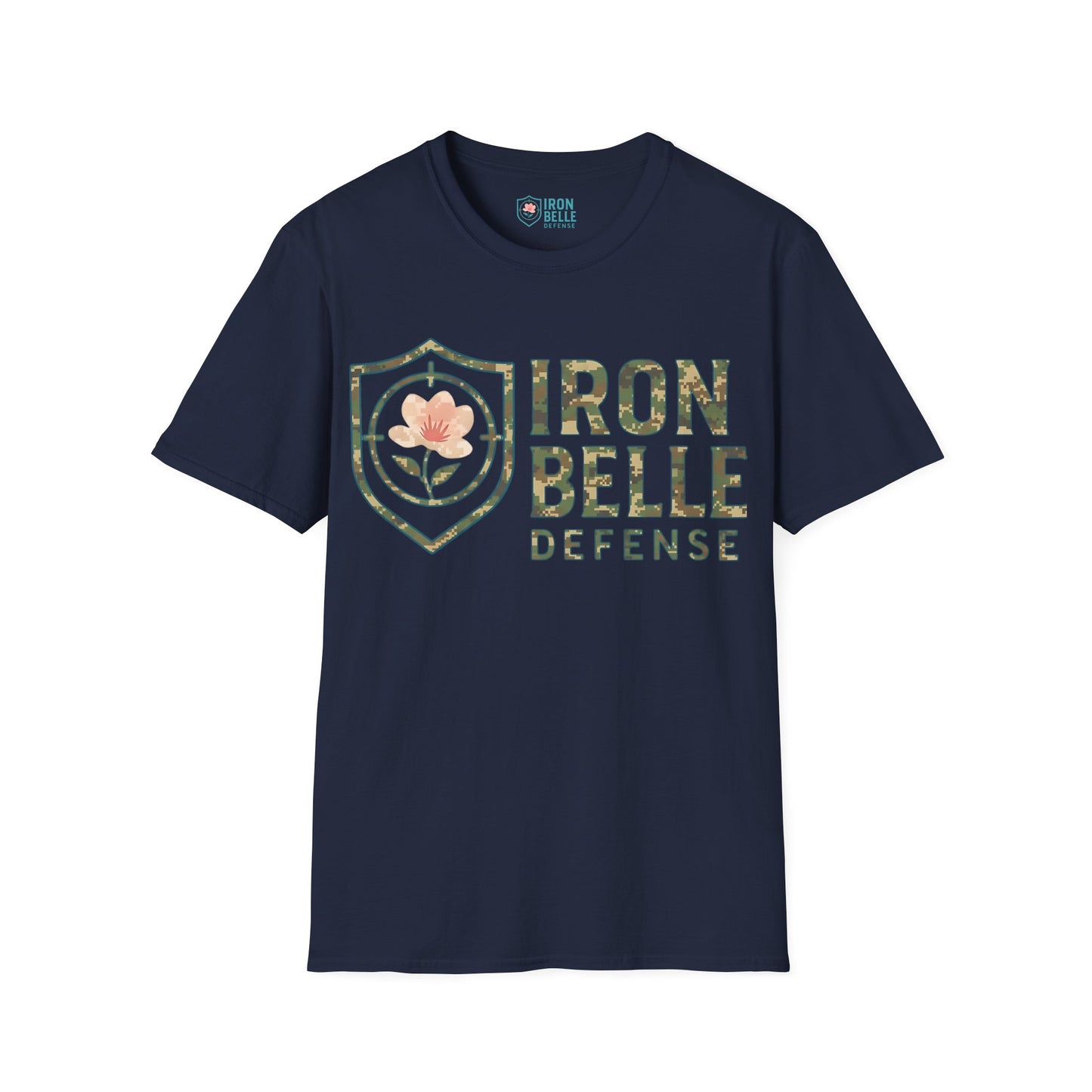 Camo Iron Belle Defense Crest Tee