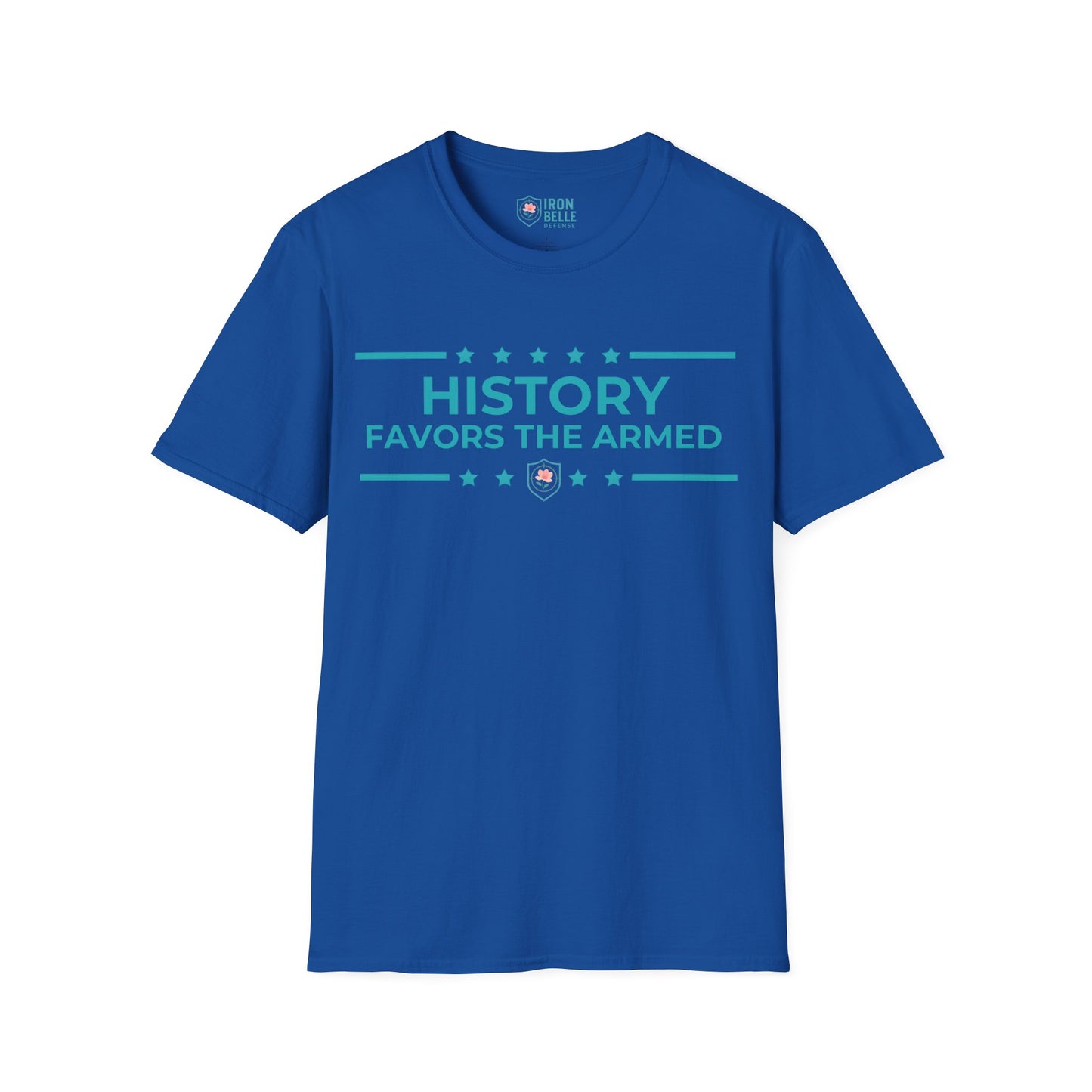 History Favors the Armed Iron Belle Defense Tee