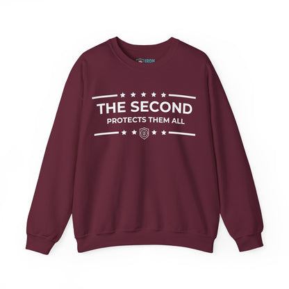 The Second: Protects Them All Iron Belle Defense Unisex Crewneck Sweatshirt