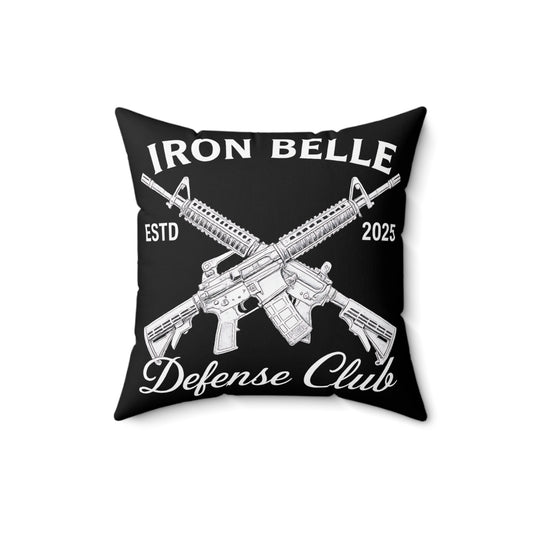 Iron Belle Defense Spun Polyester Square Pillow