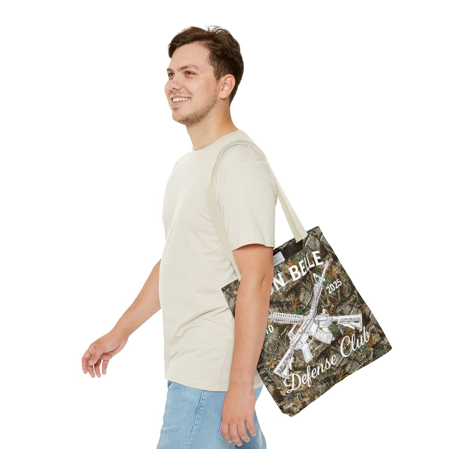 Forest Camo All-Over Print Tote Bag